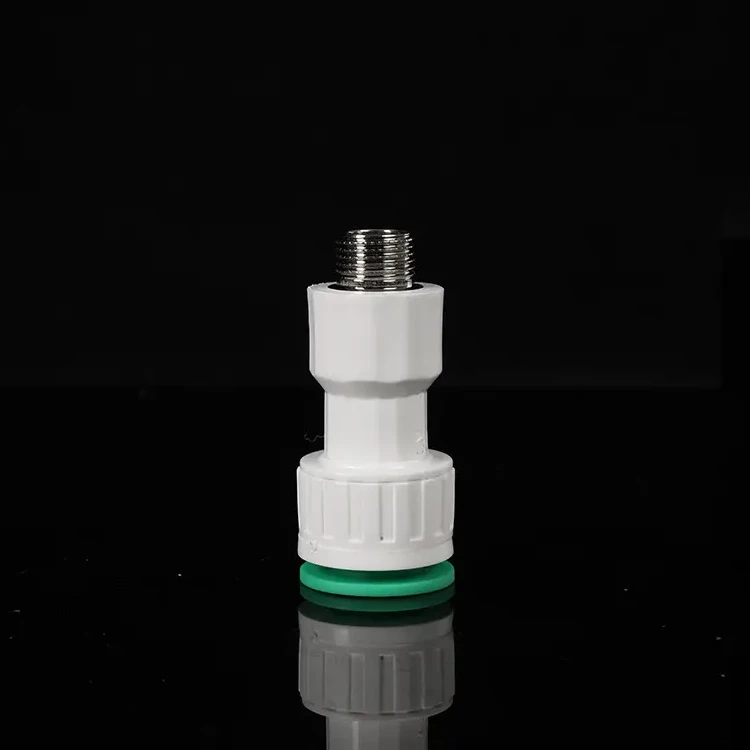 PPR Plastic Connector Stainless Steel Male Thread Push in Type Quick Connection Water Tube Fitting