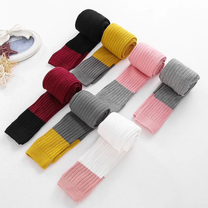 Модные детские колготки, Детские хлопковые колготки карамельных цветов для девочек