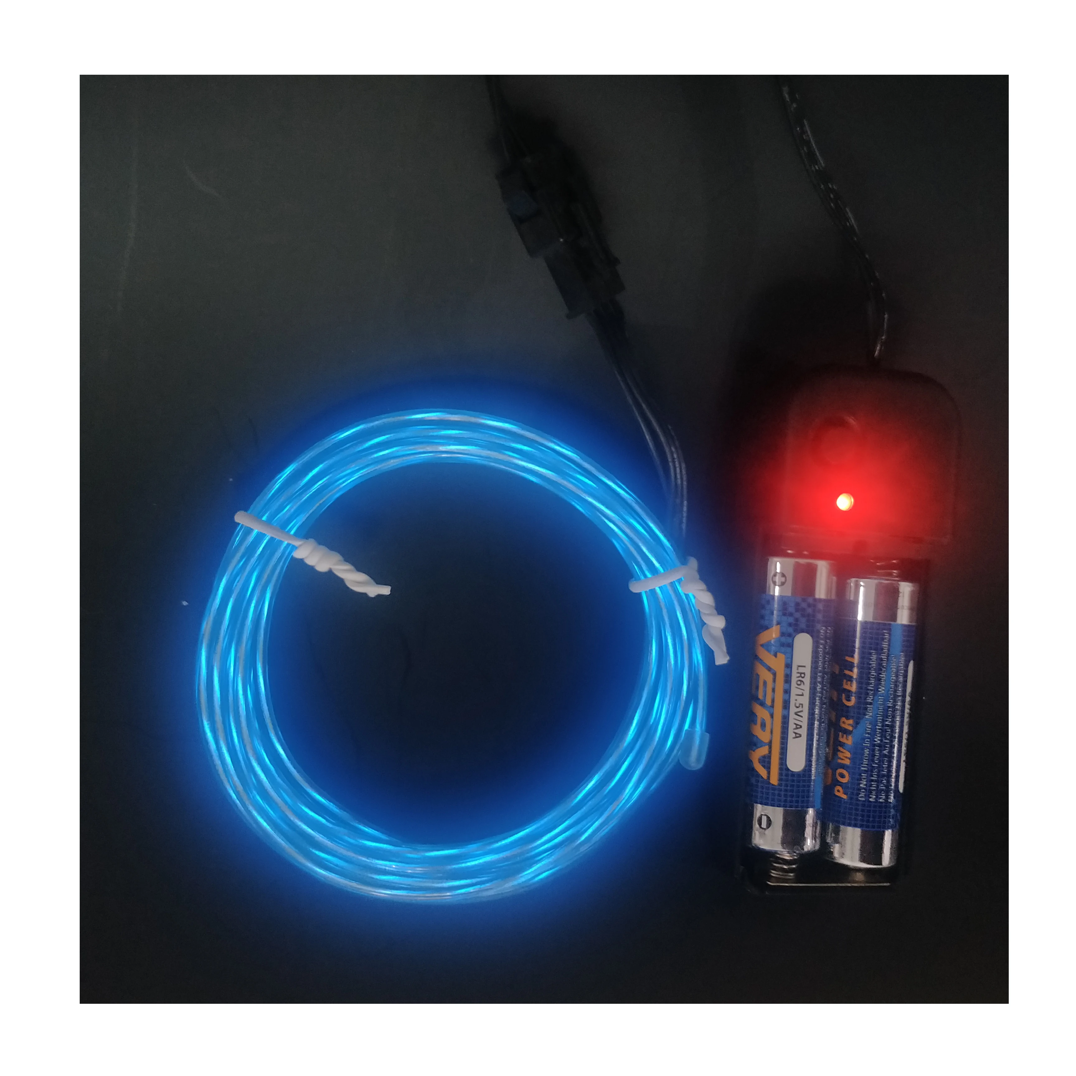 2 3 мм Неоновый свет свечение движения в погоне за электролюминесцентный EL чеканка провода