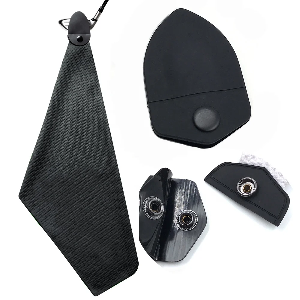 Personalized New Design Stick It Custom Logo Magnetic Sublimation Microfiber Waffle Weave Golf Towel With Magnet