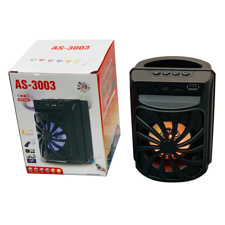 AS-3003 TWS превосходный звук, наружный динамик, Портативный BT беспроводной динамик