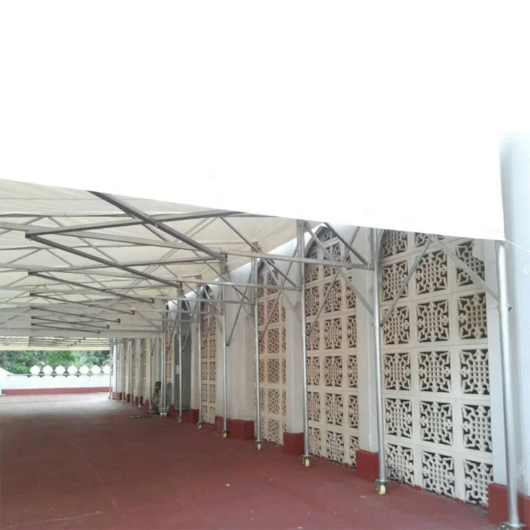 2021 Hot Sale Waterproof Retractable Folding Carport Metal Frame Car Garage Shelter With Wheels