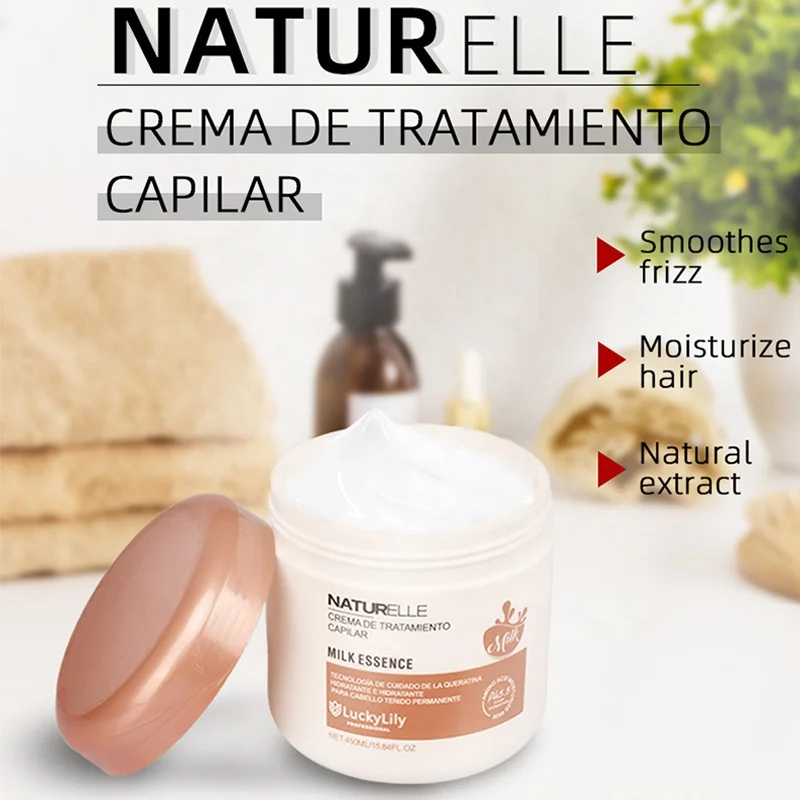 LUCKYLILY Private Label Organic Avocado Hair Mask for Treatment Dry or Damaged Hair Keratin Hair conditioner