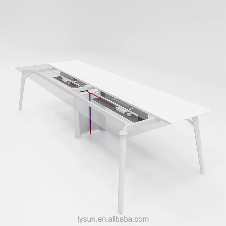 Classic Modern Veneer Office Meeting Room Boardroom Conference Meeting Table