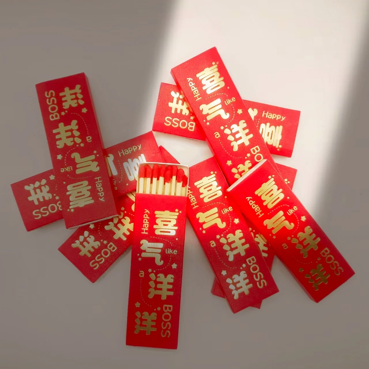 Customized match box Professional factory production low custom colorful paper long matches
