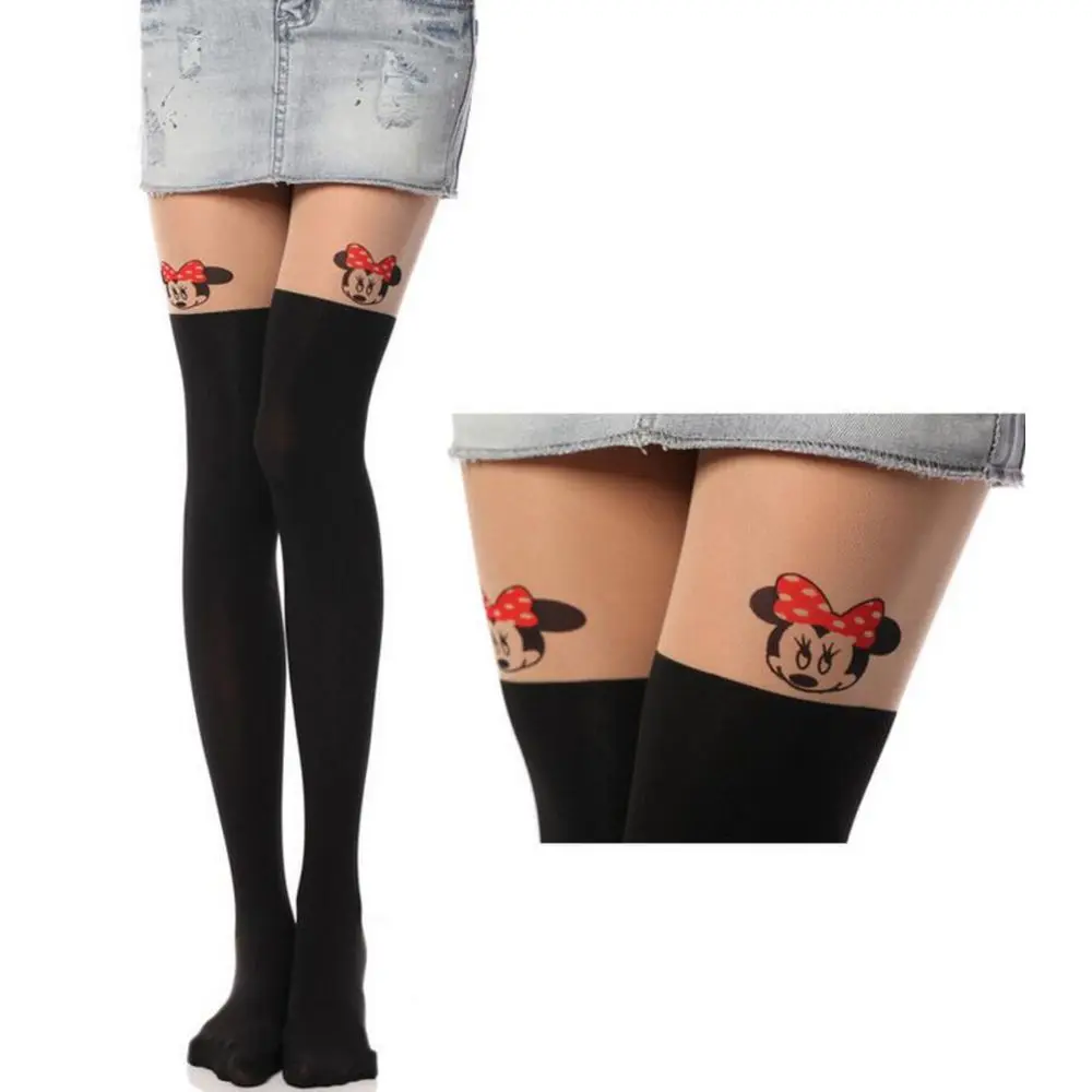 
New Sexy Stockings Women Cute Cat Tail Leggings Female Catoon Sexy Sheer Pantyhose Long Sexy Stocking 