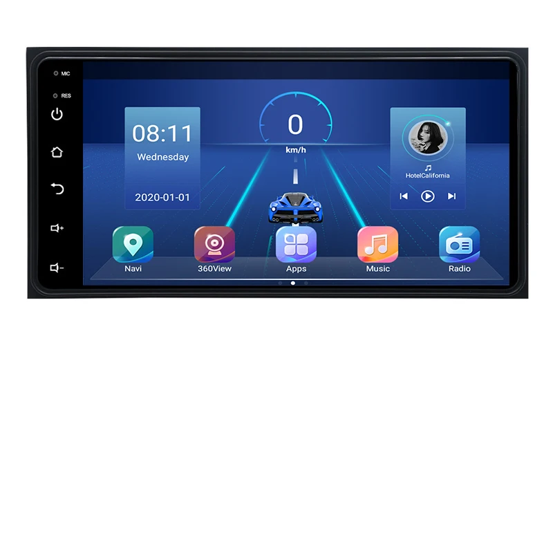SHENGTU  7Inch 2 Din Wifi Autostereo Android Car Radio Gps Navigation For Volkswagen Vw Golf Passat B6 Touran Polo Sedan Tiguan