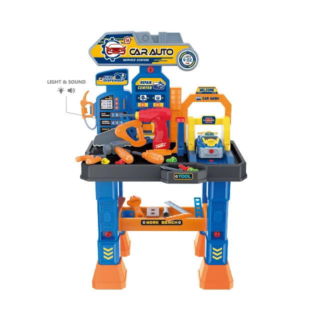 Пластиковый строительный мастерский комплект для ролевых игр детский инструмент «сделай сам» верстак игрушка детский инструмент игрушки