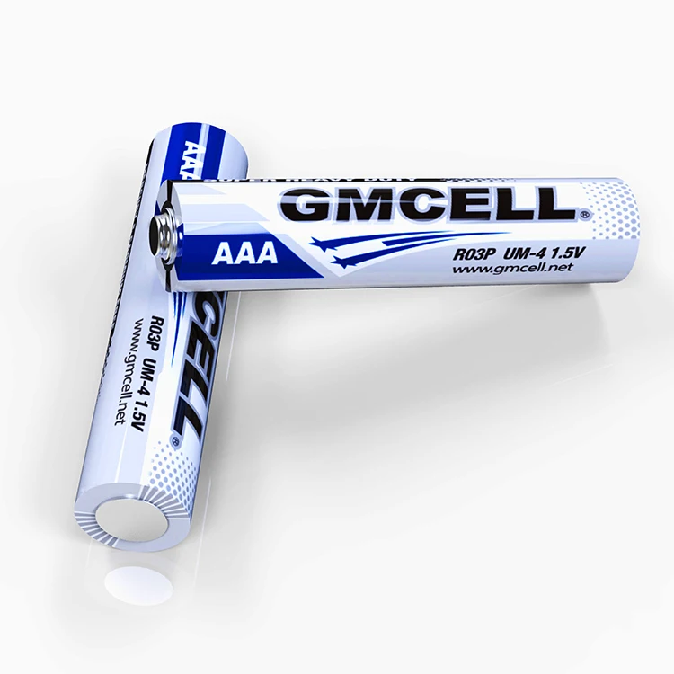 GMCELL Heavy Duty Battery Size 1.5v Dry Battery r03 r03p um-4 aaa 1 5v Battery for Remote Control Toys Camera