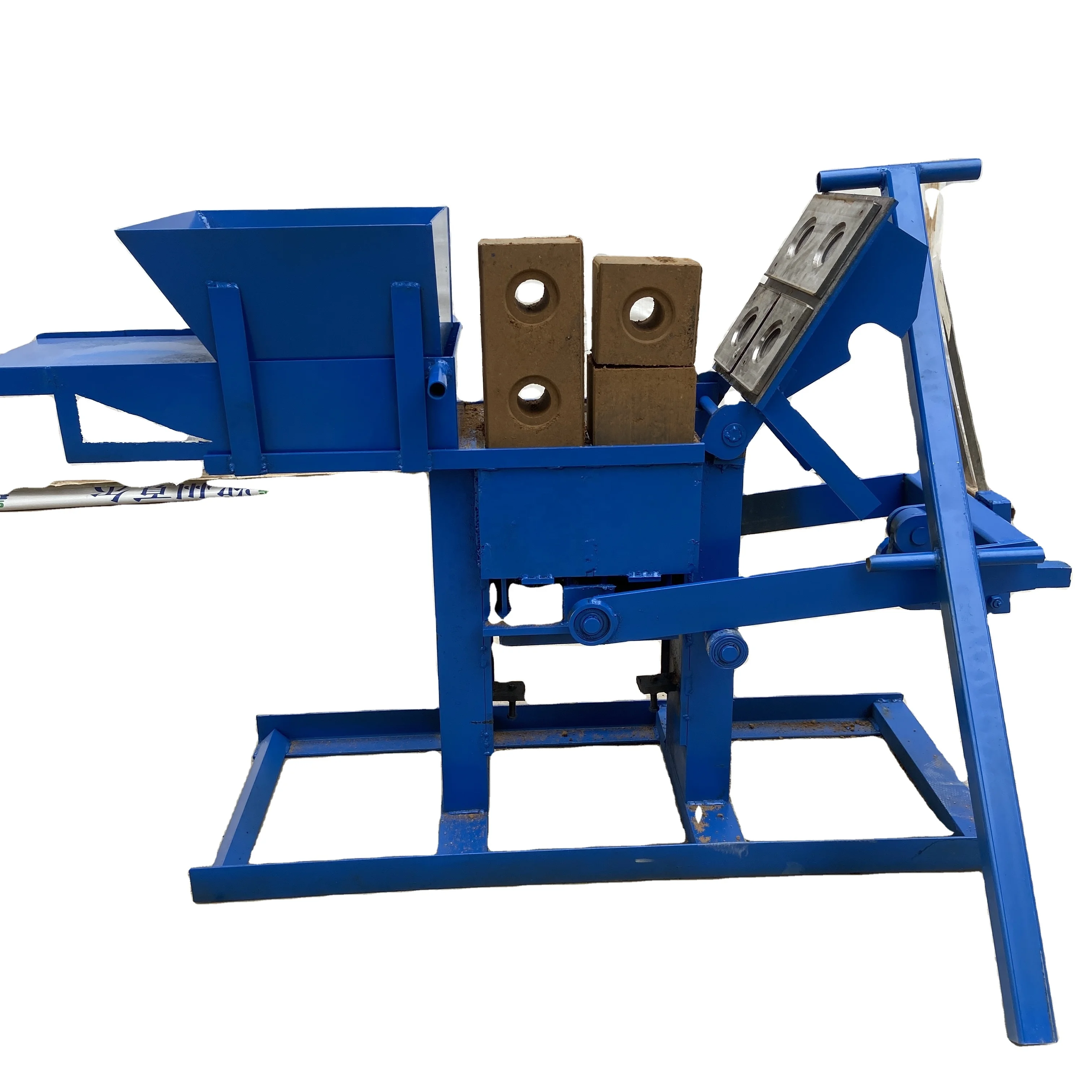 2022 new cheap price hand operation manual clay brick making machine for sale