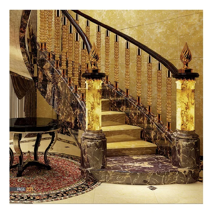 TAKA Acrylic Stair Railing Beautiful Crystal Handrail For Stairs