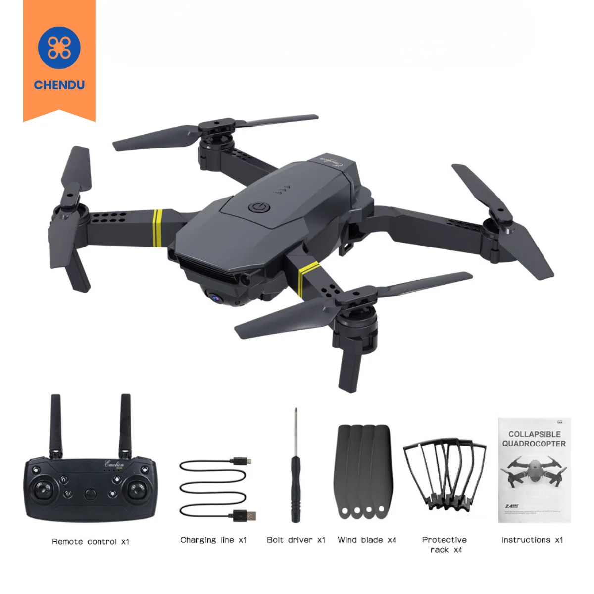 Hot Sales 13 Minutes Flying Battery Long Range 4K Dual Camera Portable Small Foldable RC Drone