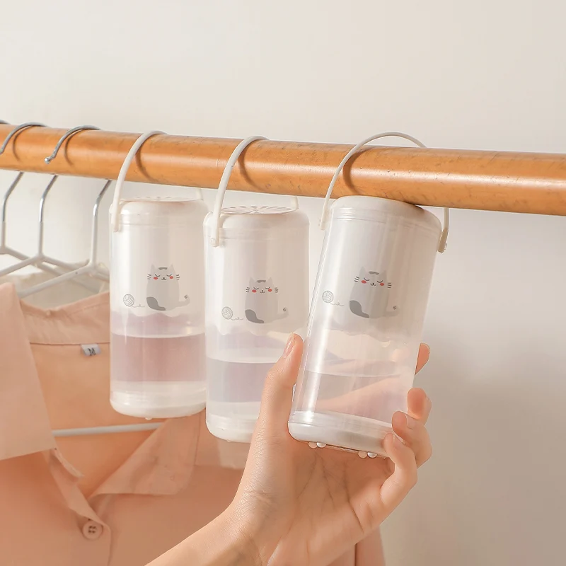 Hangable Portable Wardrobe Closet Anti Mold Hanging Moisture Absorber Desiccant Dehumidification Box