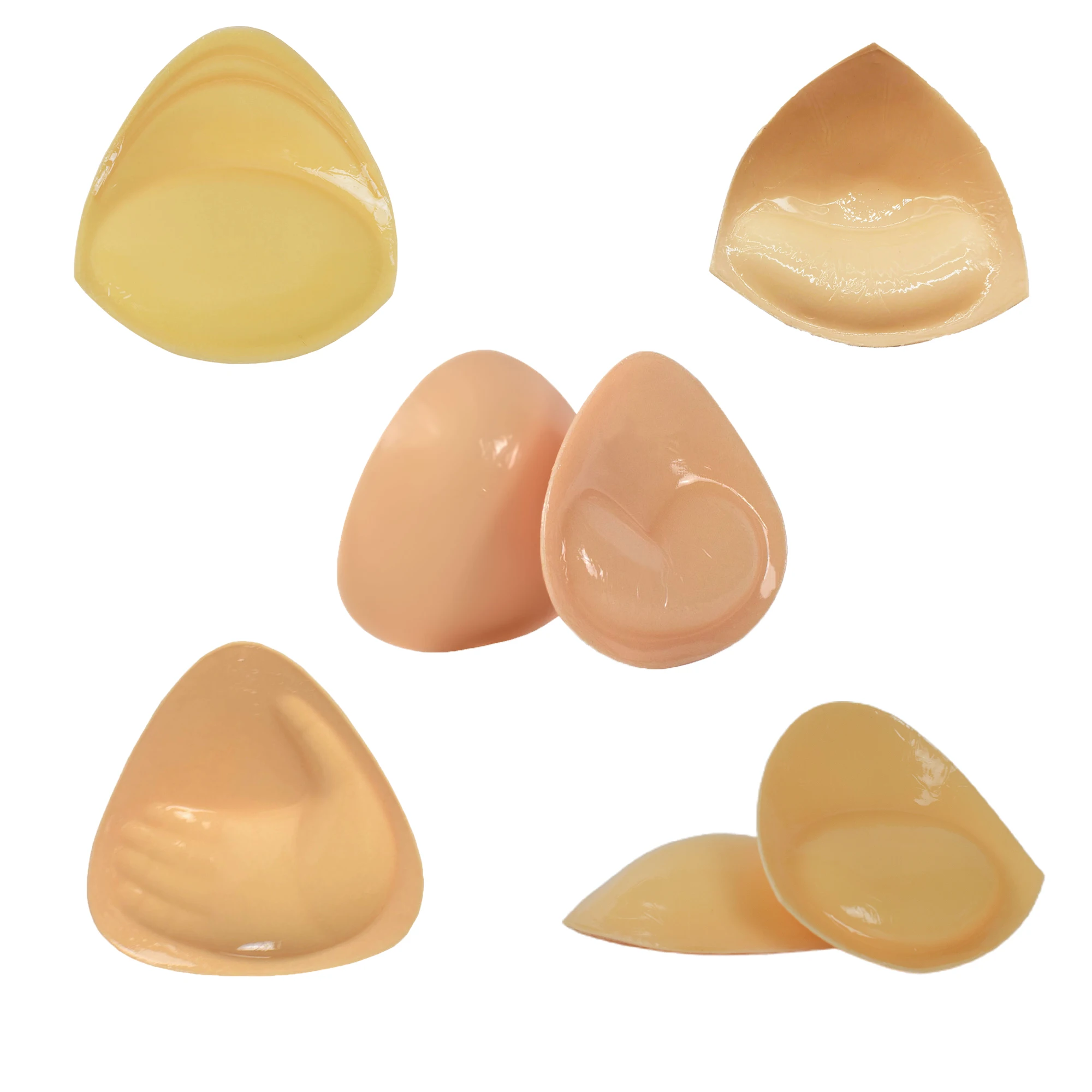 Sweatproof Waterproof Silicone Bra Inserts Stick on bra pad Double Sided sticky Push Up Ultra Boost Inserts Bra Insert Pad