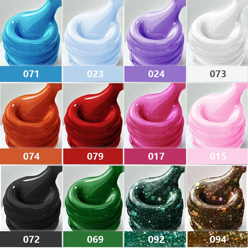 AOPMALL Professional MOQ 1set All Seasons Collection 100colors Gel Nail Polish Set Soak Off UV Gel for Nail Salon