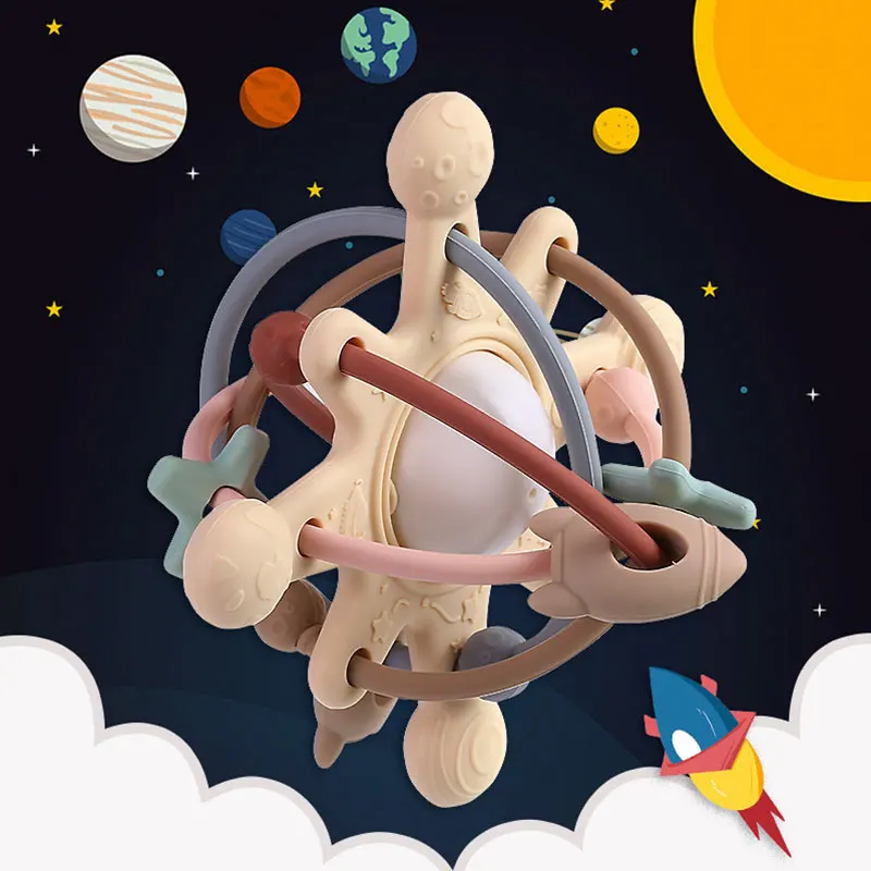 BPA Cute Bear Soothe Teething Gift Toy Children Kids Silicone Chewable Toys Silicone Baby Gloves Teether