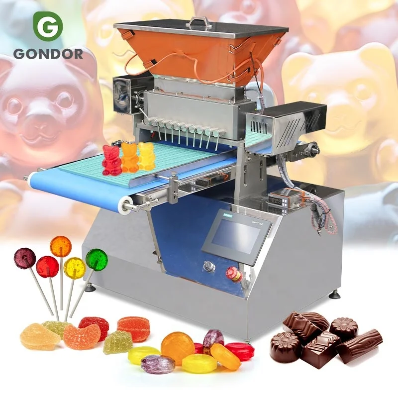Italian Lollipop Mint Ring Candy Make Maker Small Manual Home Gummy Bear Production Line Deposit Equipment Machine