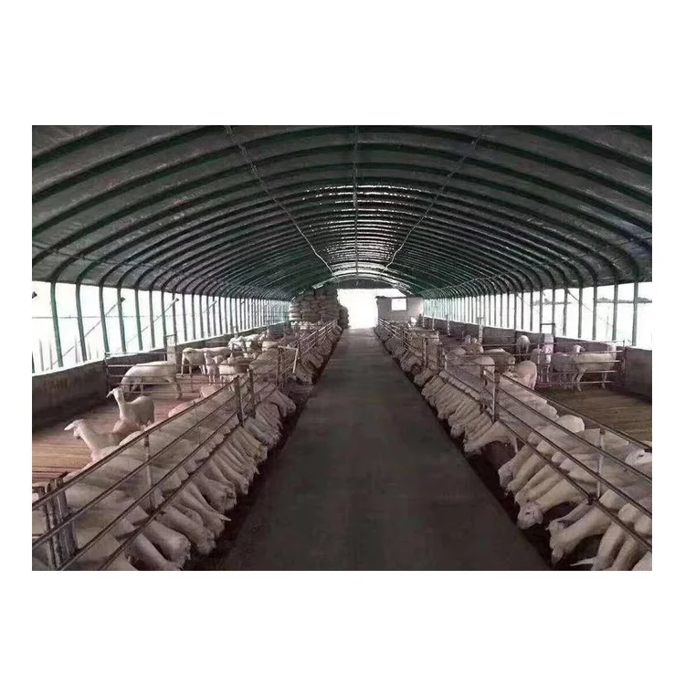 Китай экономичный сборный оцинкованный стальной каркас баранина коза Овечья ферма домашний домик