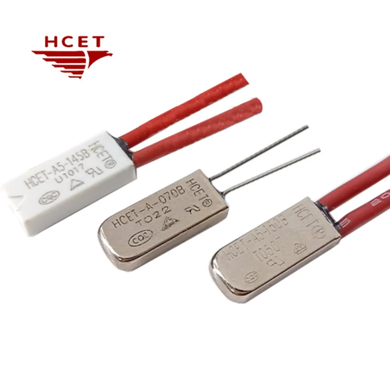 HCET A5 KSD9700 Series Bimetal Thermostat Thermal Controller Temperature Control Switch for Power strip