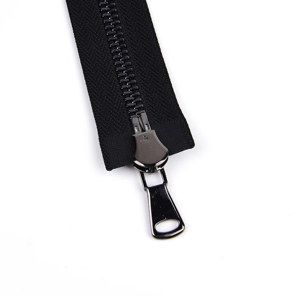 Best Selling Products Custom Jeans Zip Bags Jacket Coat Customized Open End Two Ways Autolock Thumb Puller Black Nickel Zipper