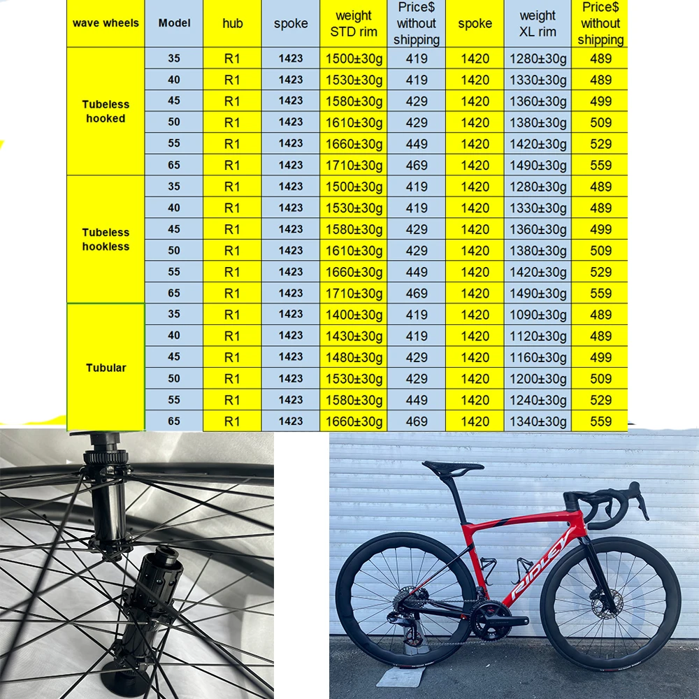 DFS 700C Road Bike Disc Brake Wheels Tubeless Road Ultralight Bicycle Wheelset 40 45 50 65mm Ratchet System HUB For Racing Bike