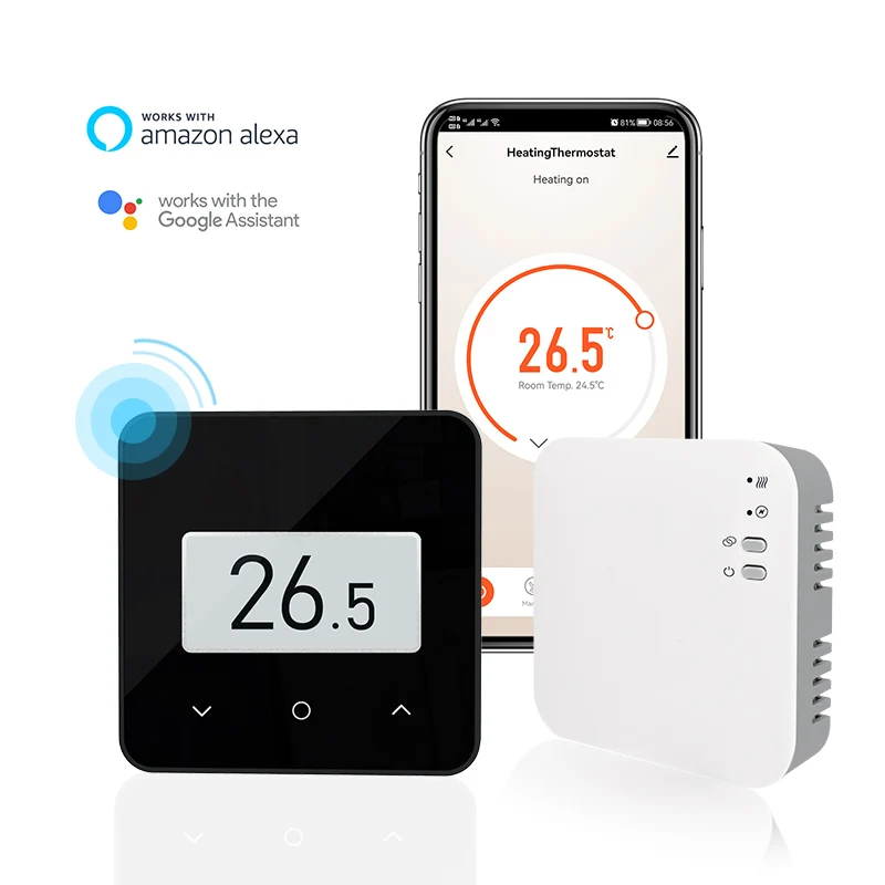 Touch Smart E-ink Thermostat WIFI Digital APP Control