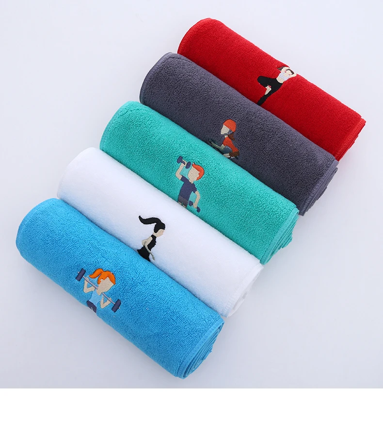 Soft Sports Sweat Towels for Gym Fitness Workout Microfiber 400GSM with Custom Logo Laser Engraving/Printing/Embroidered