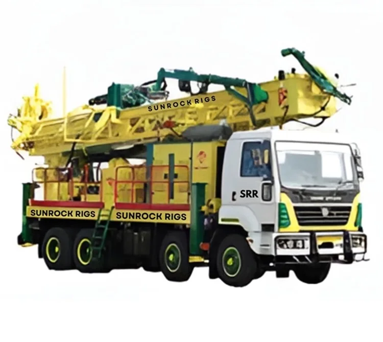 SUROCK New Deep Rock Drilling Rig Water Well Agro Applications Public Utilities Truck Mounted DTHR 400 Rotary Drill Rig Motor
