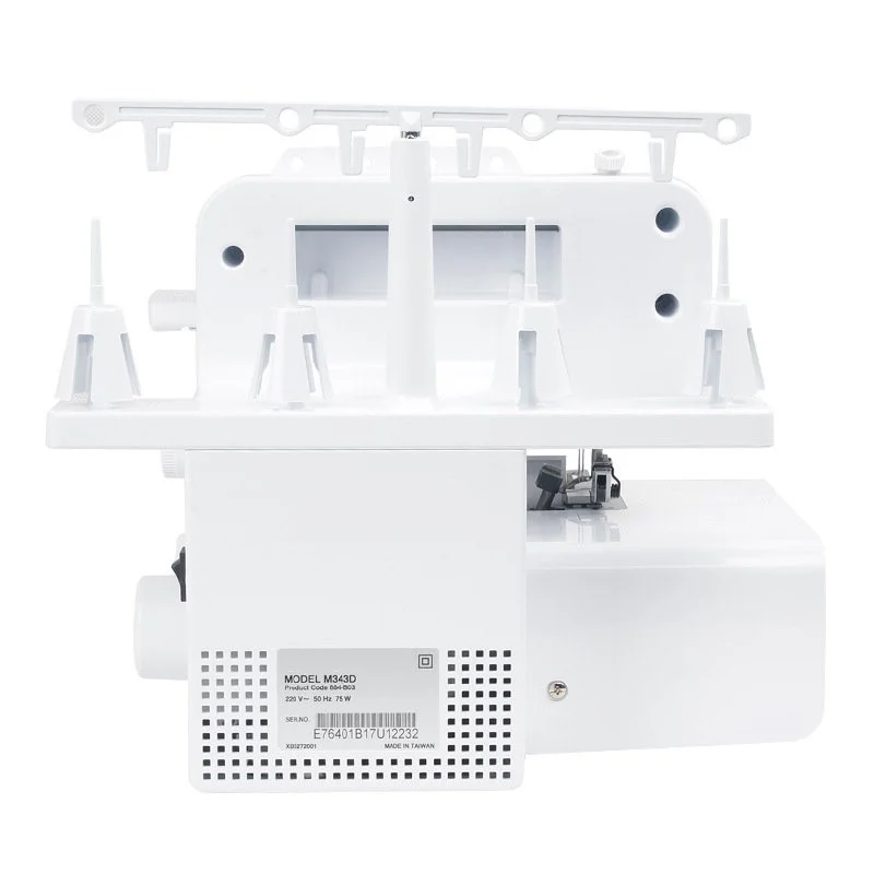 Home Sewing Machine Three Thread Four Thread Semi Automatic Double Needle LED Sewing Lighting Overlock Sewing Machine