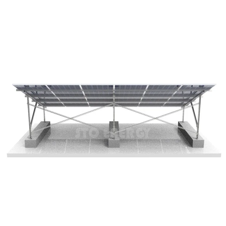 1MW Large-scale steel Structures Framed PV Modules Solar Farm Racking System Ground Mounting Solar Panel Mount System