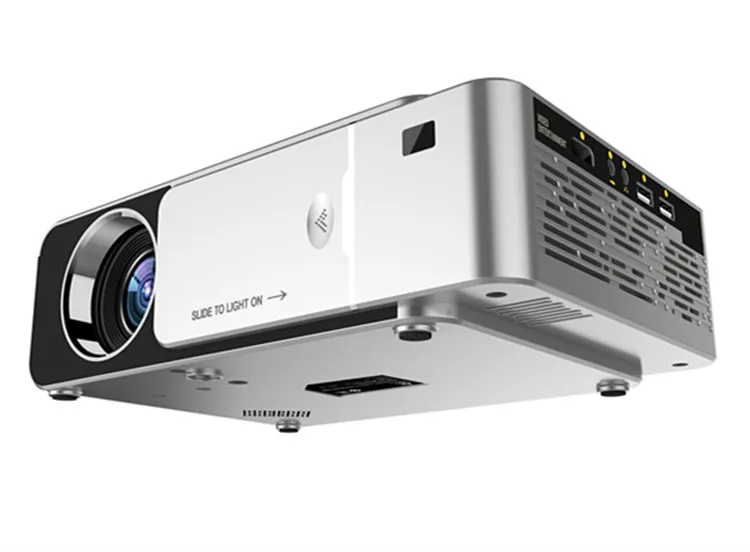  T6 светодиодный видеопроектор HD 720P портативный поддержка 4K Full 1080p домашний