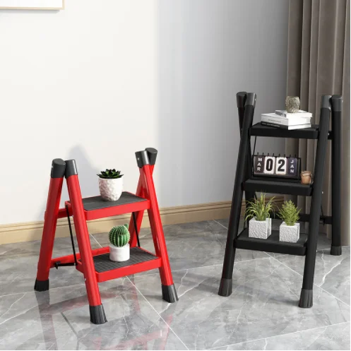 4 Step Foldable Household Portable Anti-slip Steel Household Ladder or Painting Ladder