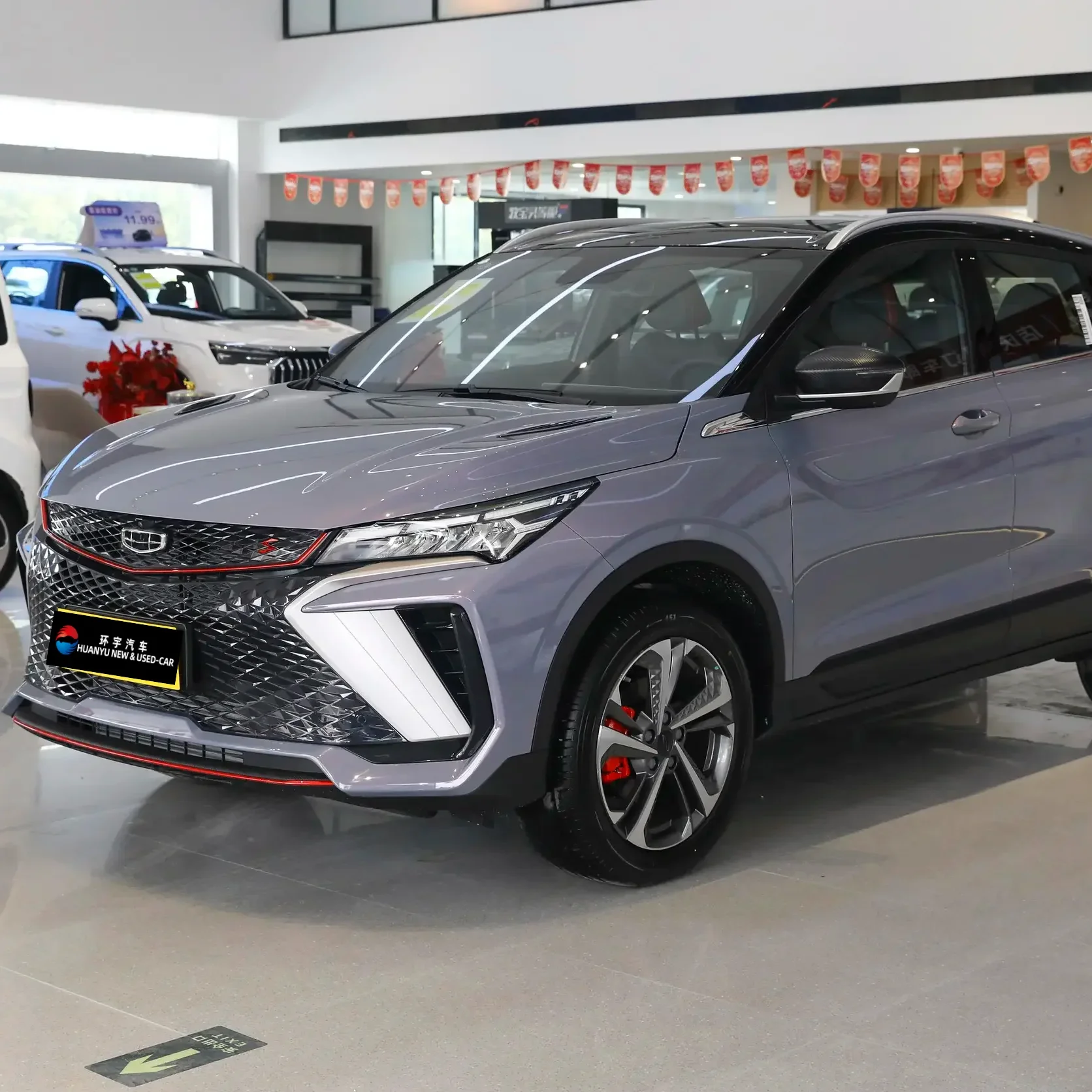 In stock 2024 Geely coolray Binyue 1.5TD 7DCT Diamond Version Left Hand Drive Petrol Gasoline Car cheap and new Chineses Suv