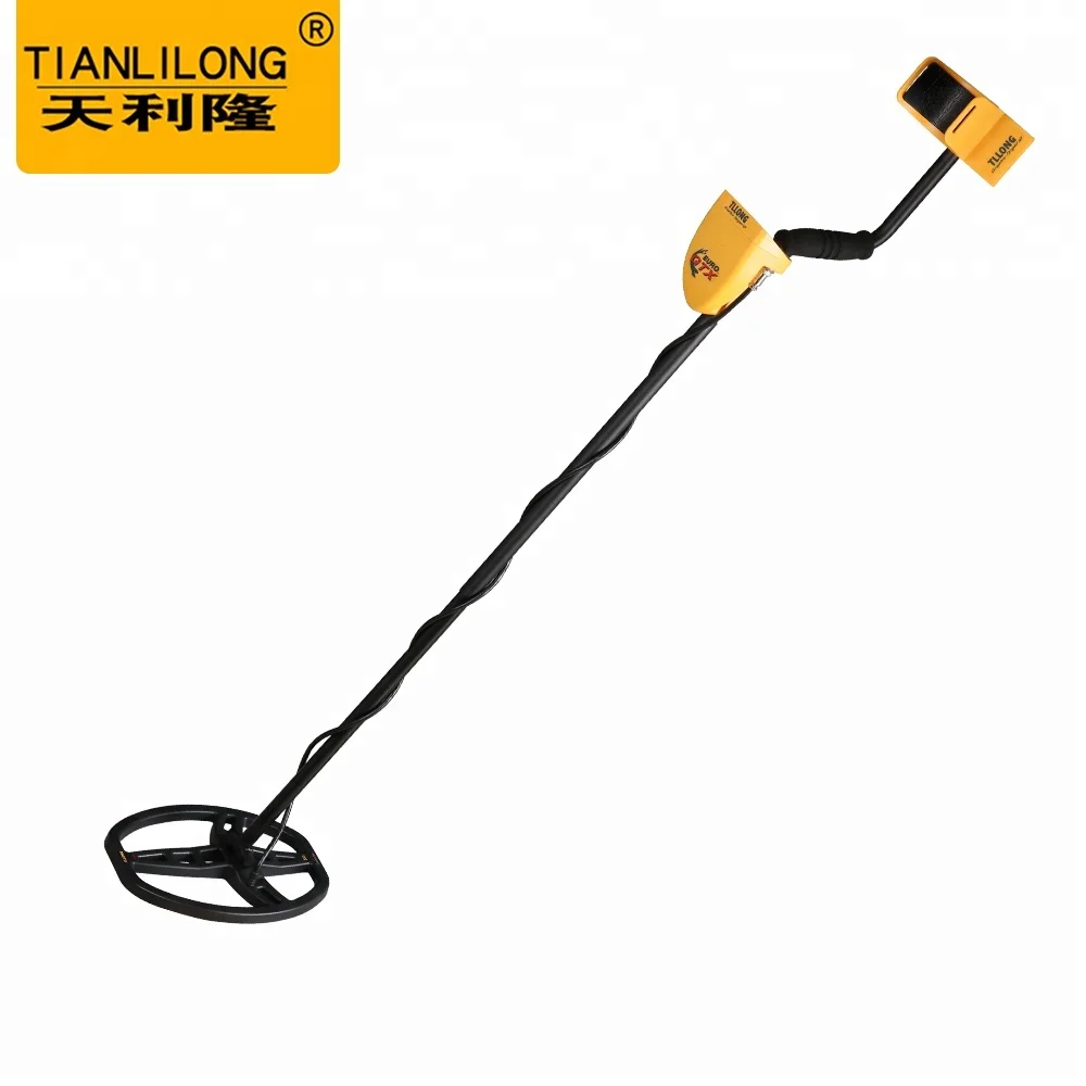 GTX500 Yellow waterproof LCD Display  Gold Metal Detector with five model lightweight detector