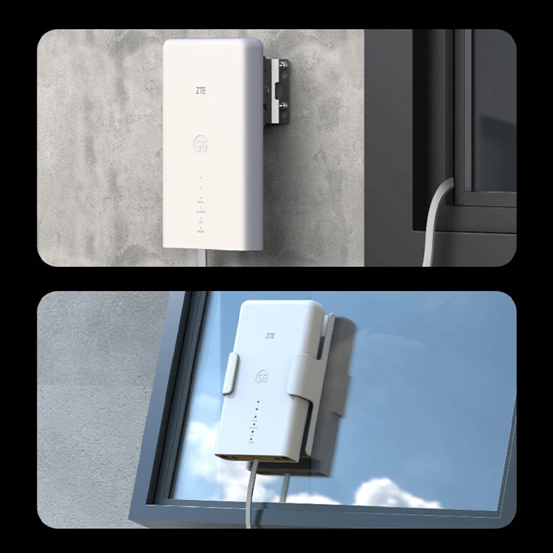 ZTE New Generation 5G Outdoor CPE MC889 SDX62 2.5G Gigabit POE RJ45 5G NSA+SA Sim Card 4G LTE Cat16 IP65 mmW WiFi Modem Router