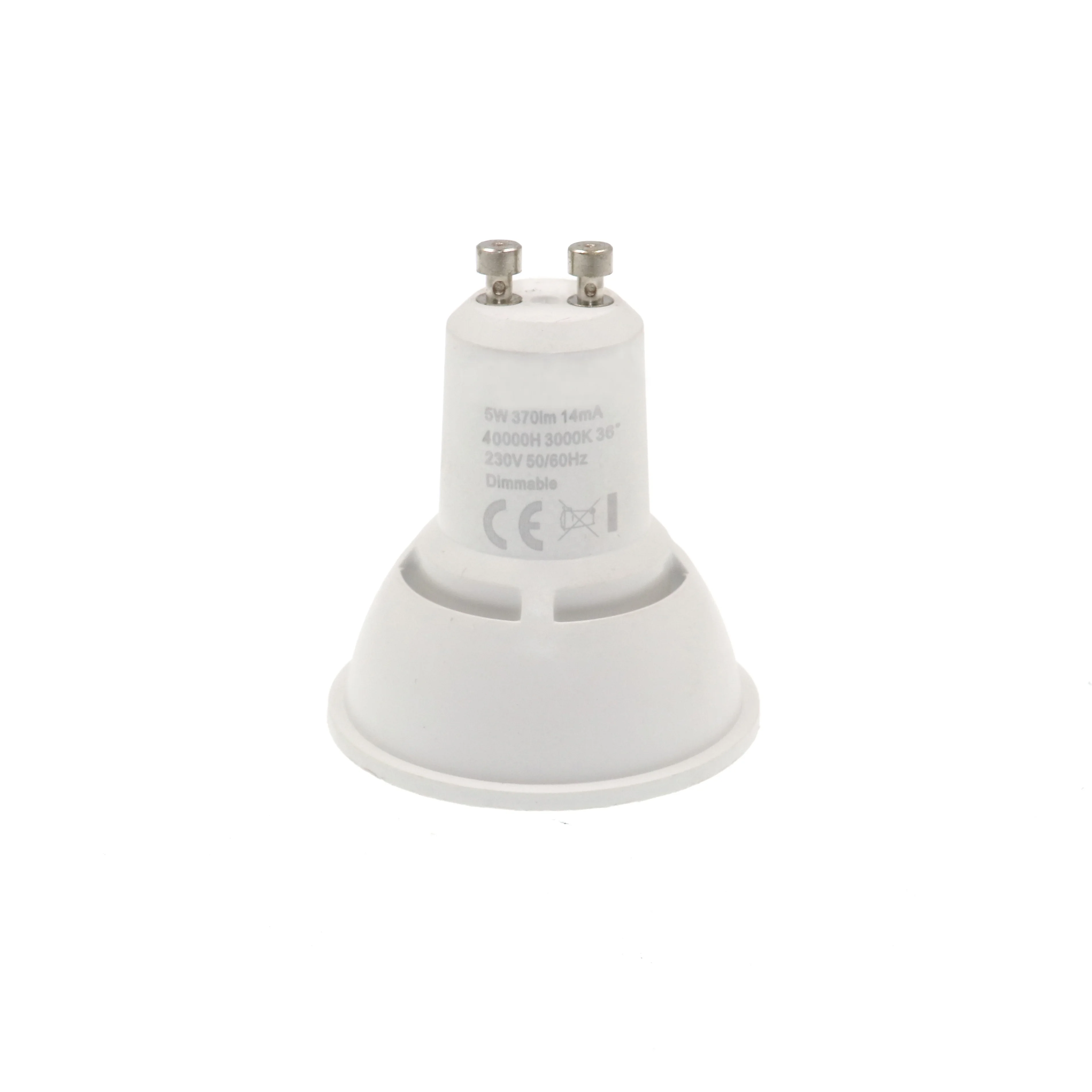 GU10 Spotlight bulb Aluminium IP44 Led Spot Lamp Light Flicker Free Cob Gu10 Led Bulb 5W Dimmable Gu10 Spotlight