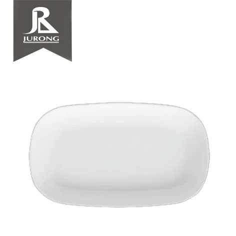 China new product hot sale durable plastic barbecue plate modern melamine dishes rectangle plates