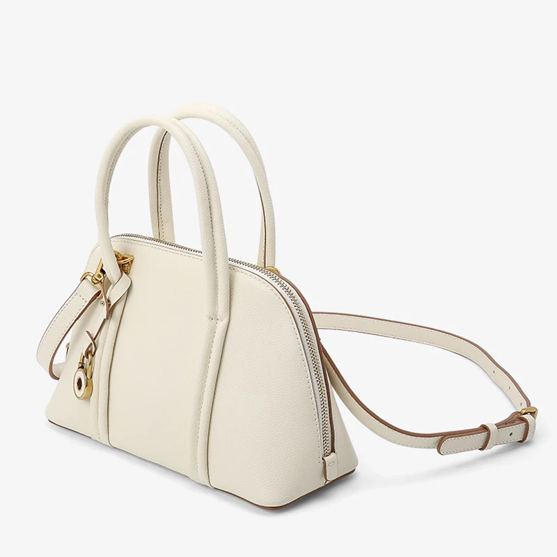 Oem Custom Logo Luxury Embossed shell shape pu Leather Tote Bags For Women Purses