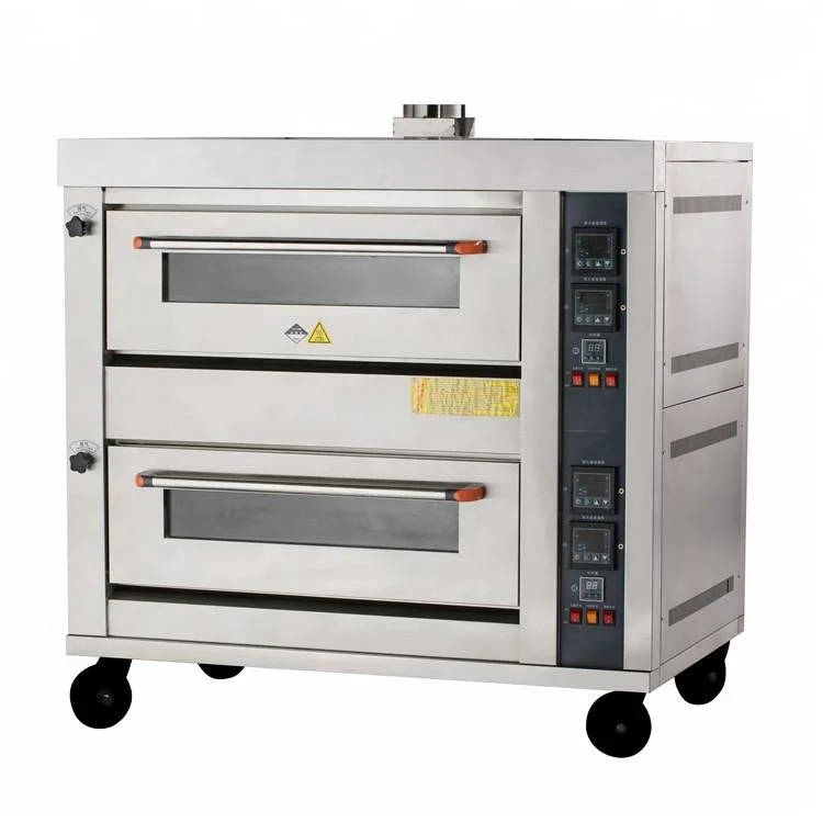Bossda electric 3 deck 9 tray oven gas bakery deck oven for bread baking machine