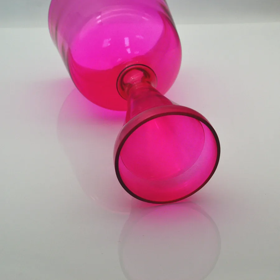 HF Magenta Pink Hand-held Quartz Crystal Singing Grail Bowl for Sound Healing and Therapy