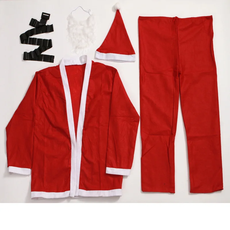 cheap factory Christmas Santa claus clothes costumes