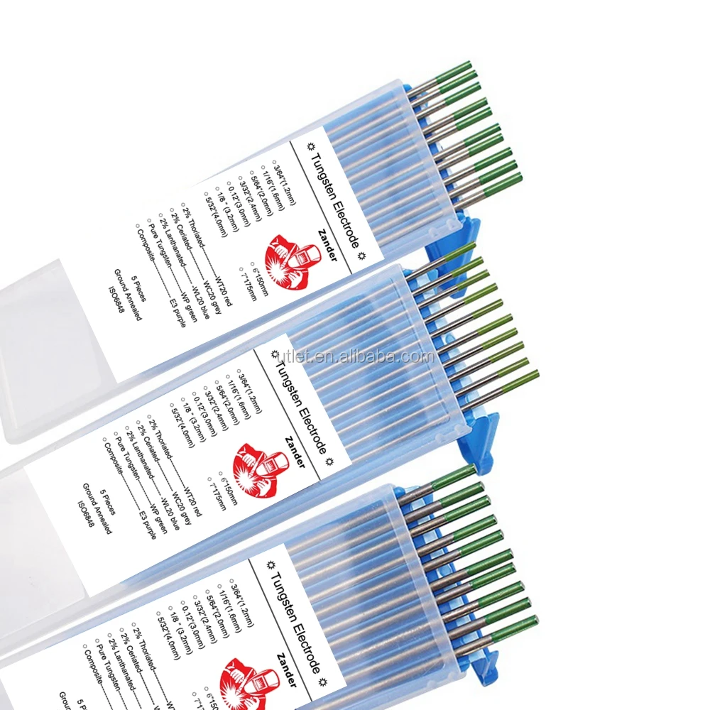 WP чистый вольфрамовый электрод для tigwelder-Tig & сварочный Вольфрам (красочная упаковка) Wolfram-Elektrode