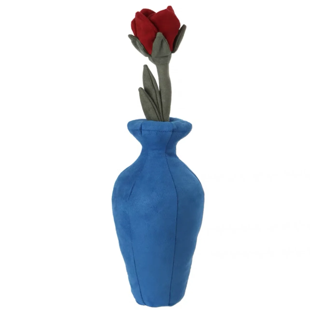 Blue gray deer skin velvet decorative vase ornament birthday gift holiday gift Home decorations