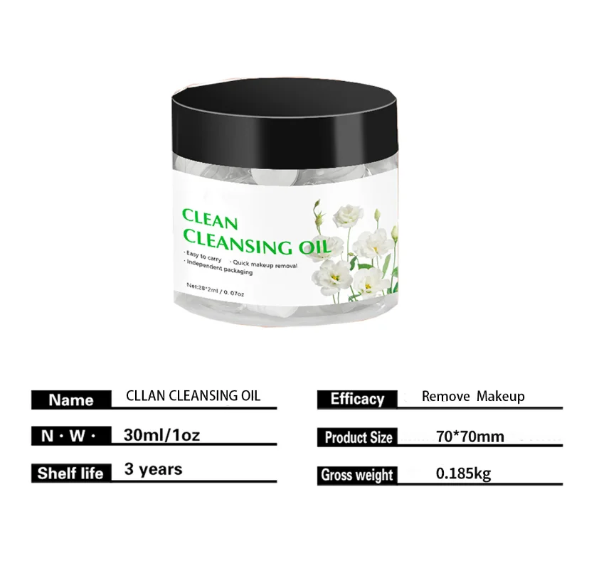 OEM Beauty Makeup Remover Pure Cleansing Oil Pore Control Korean Facial Cleanser Face Deep Cleansing Oil