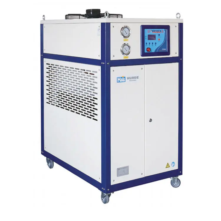 New Design HUARE Radiator Small Glycol Screw Mold Industrial Air Cooled Water Cooling Chiller For Hydraulic Press