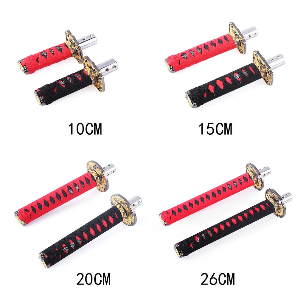 RASTP Universal 10cm/15cm/20cm/26cm Katana Samurai Sword Racing Gear Shift Knob Shifter Lever