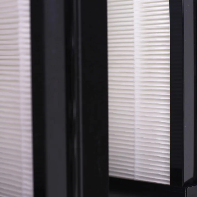 
Large air volume hepa air filter W shape V-bank Type hepa filters for ventilation Air conditioning and heating system 