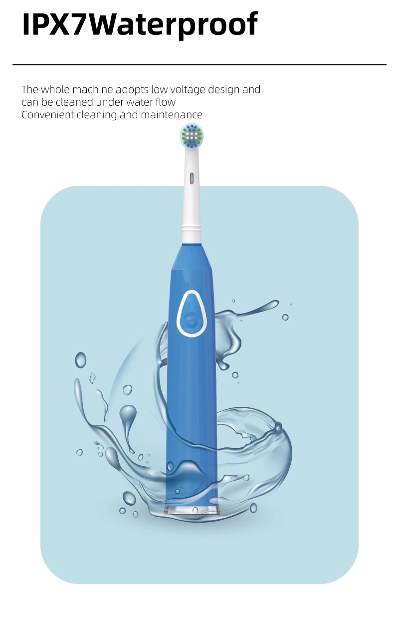 Portable Intelligent Automatic Rotating electric teeth brush Rotary Rechargeable Electric Toothbrush Compatible B Oral