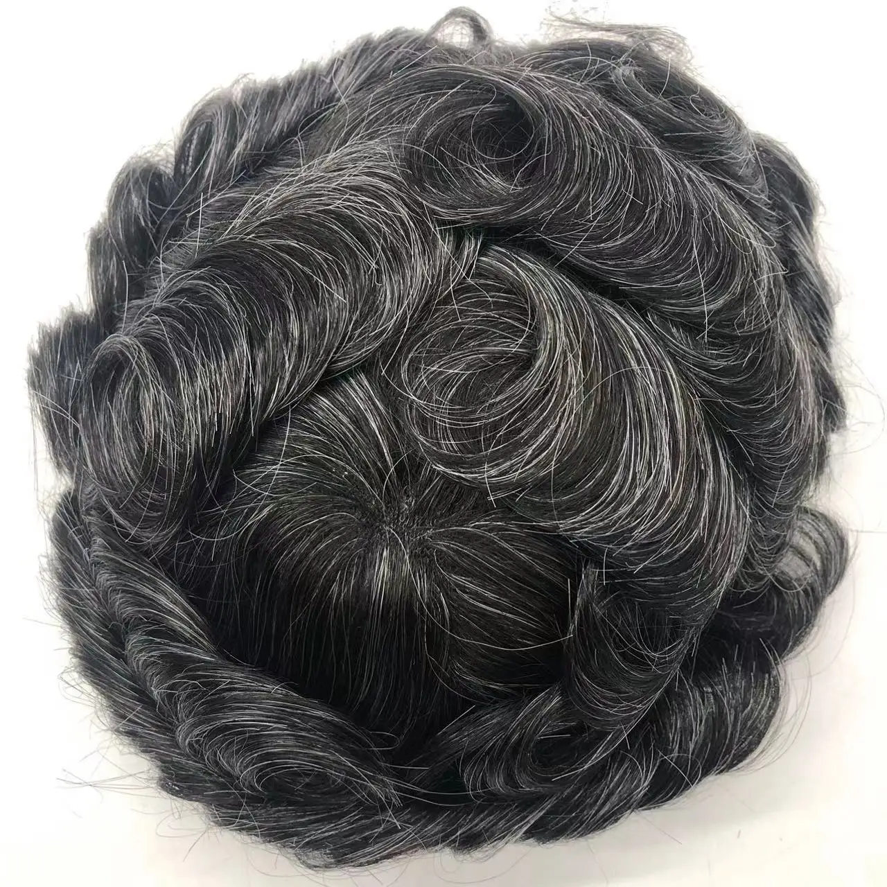 AU Factory Short high quality 100% Remy Hair Glue Wig PU Swiss lace Natural Hairline Australian Hair Loss for men