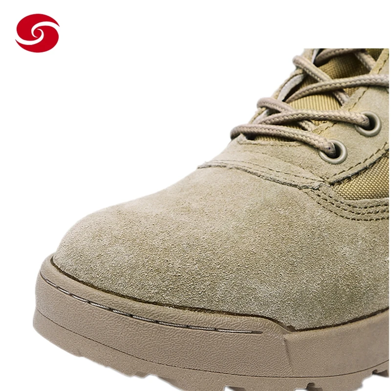 Открытый Тактический Досуг боевой пустынный коровий замшевый кожаный ботинок